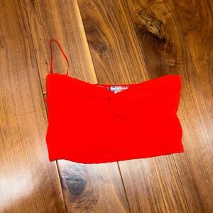 Urban Outfitters Bold Red Tube top size xs good condition